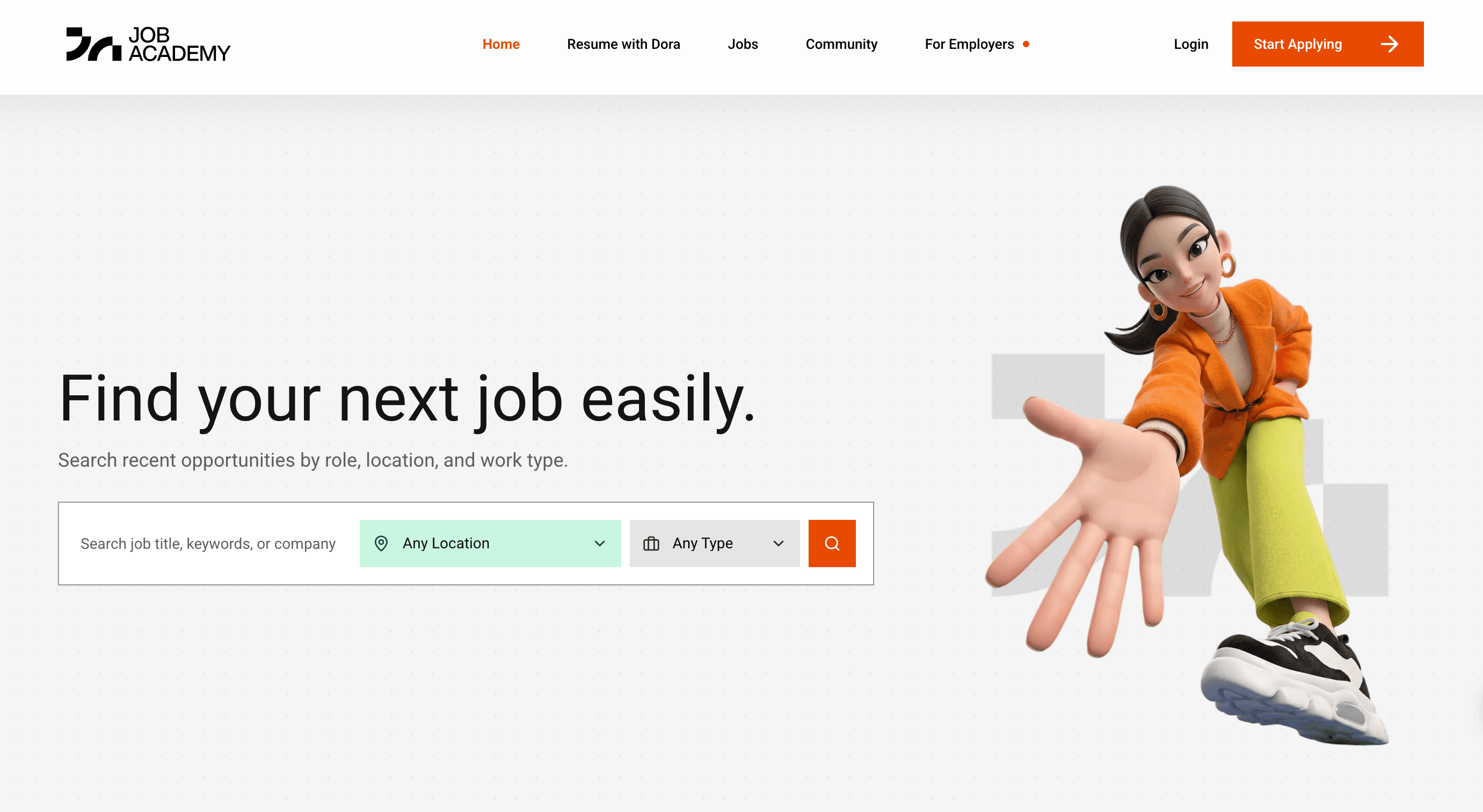 Job Academy Platform project preview